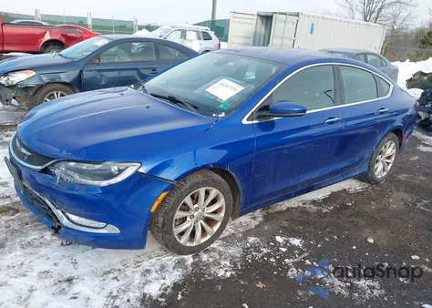2015 Chrysler 200 C из США, поврежденный, VIN 1C3CCCCGXFN519877